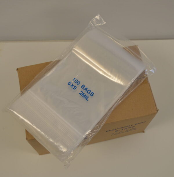 Clear Plastic Bag, 6x9in. - Image 3