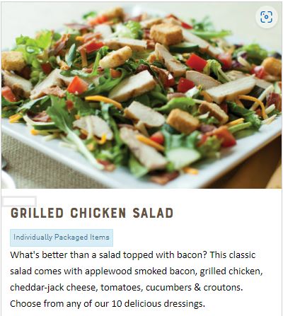 Grilled Chicken Salad