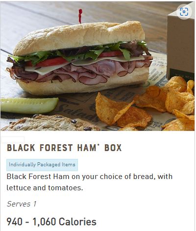 Black Forest Ham Sub